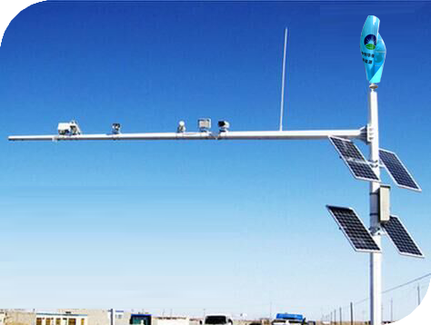 风光互补智慧安防现场图 1